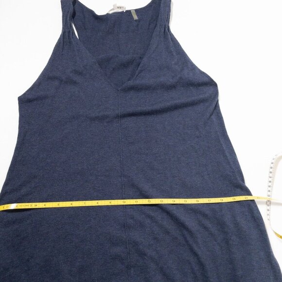 Minnie Rose Sleeveless Navy Sweater Maxi Dress SZ S - Picture 7 of 9